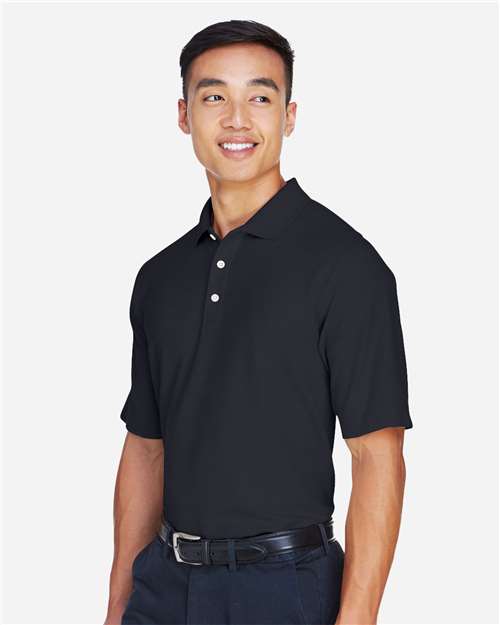 Devon & Jones DG150 Men's DRYTEC20 Performance Polo - Navy - model side