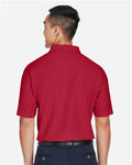 Devon & Jones DG150 Men's DRYTEC20 Performance Polo - Red - model back