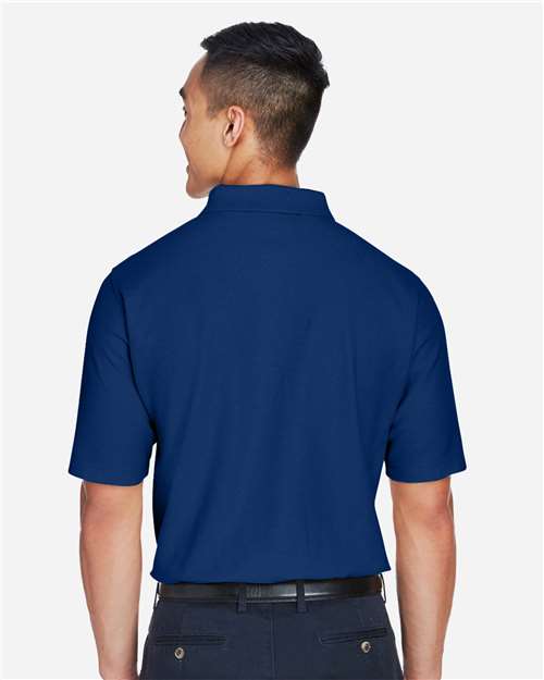 Devon & Jones DG150 Men's DRYTEC20 Performance Polo - True Royal - model back