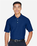 Devon & Jones DG150 Men's DRYTEC20 Performance Polo - True Royal - model front