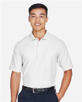 Devon & Jones DG150 Men's DRYTEC20 Performance Polo - White - model front
