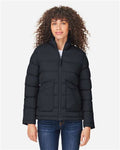 Core 365 CE720W Women's Inspire Puffer Jacket - Black - model front