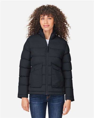 Core 365 CE720W Women's Inspire Puffer Jacket - Black - model front