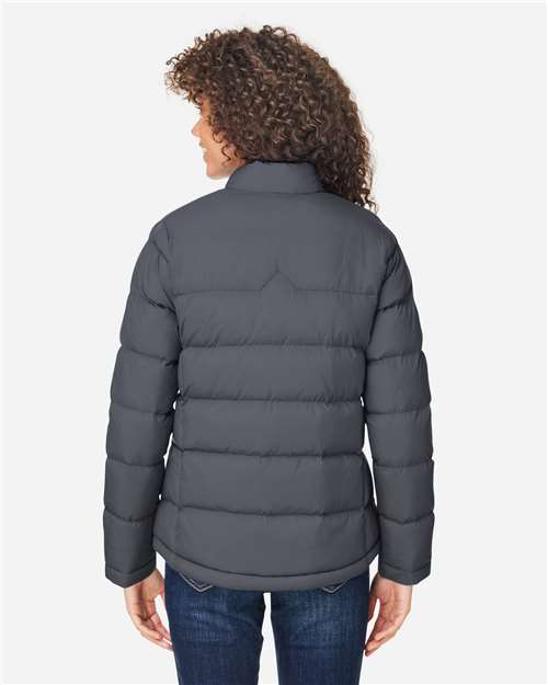 Core 365 CE720W Women's Inspire Puffer Jacket - Carbon - model back
