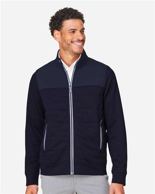 Devon & Jones DG71 Men's New Classics Club Jacket - Navy - model front