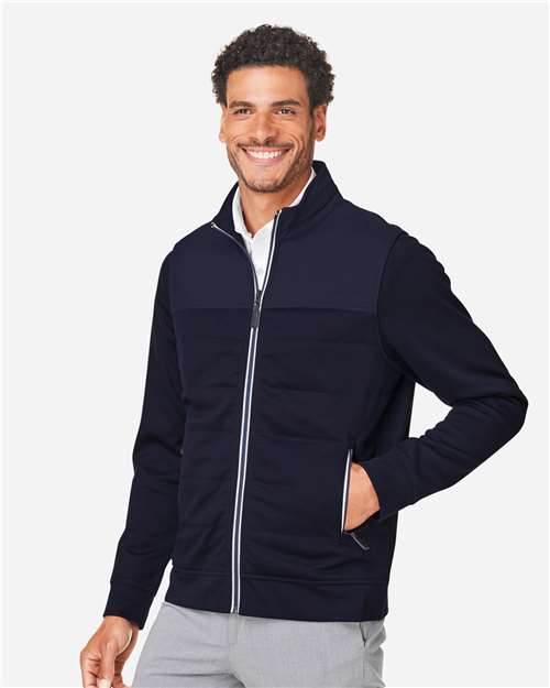 Devon & Jones DG71 Men's New Classics Club Jacket - Navy - model side
