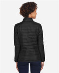Core 365 CE700W Women's Prevail Packable Puffer Jacket - Black - model back