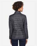 Core 365 CE700W Women's Prevail Packable Puffer Jacket - Carbon - model back