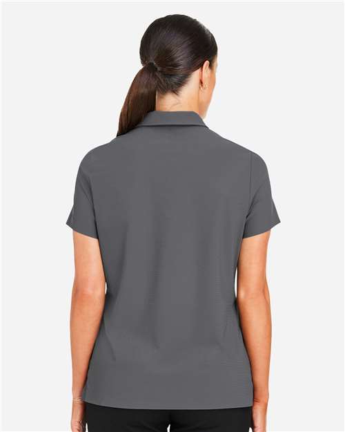 Devon & Jones DG110W Women's CrownLux Performance Windsor Welded Polo - Graphite - model back
