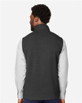 Devon & Jones DG706 Men's New Classics Charleston Hybrid Vest - Black/ Melange Black - model back