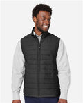 Devon & Jones DG706 Men's New Classics Charleston Hybrid Vest - Black/ Melange Black - model front