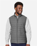 Devon & Jones DG706 Men's New Classics Charleston Hybrid Vest - Graphite Melange/ Graphite - model front