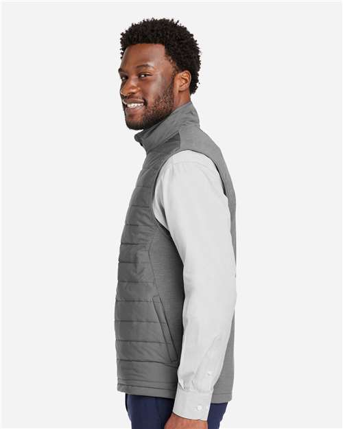 Devon & Jones DG706 Men's New Classics Charleston Hybrid Vest - Graphite Melange/ Graphite - model side