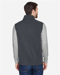 Core 365 CE701 Men's Cruise Two-Layer Fleece Bonded Soft Shell Vest - Carbon - model back