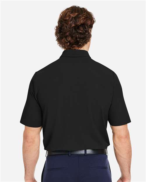 Devon & Jones DG110 Men's CrownLux Performance Windsor Welded Polo - Black - model back
