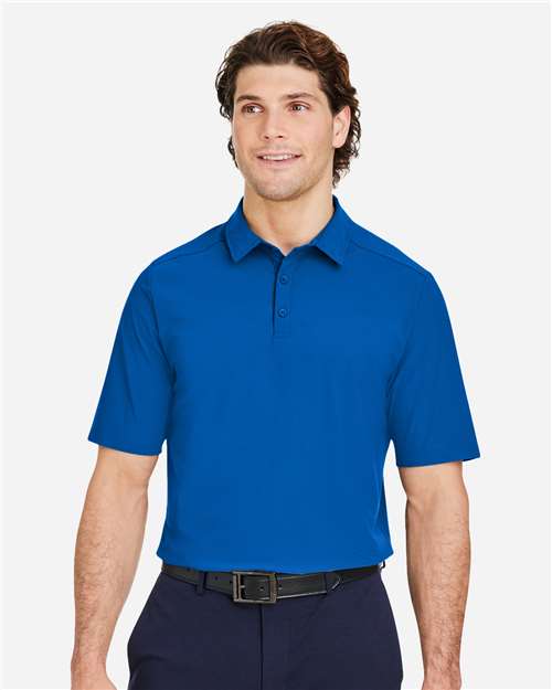 Devon & Jones DG110 Men's CrownLux Performance Windsor Welded Polo - French Blue - model front
