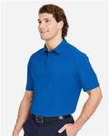 Devon & Jones DG110 Men's CrownLux Performance Windsor Welded Polo - French Blue - model side