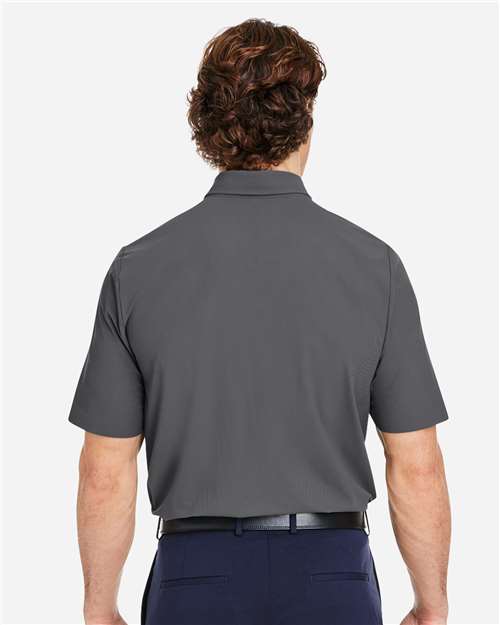 Devon & Jones DG110 Men's CrownLux Performance Windsor Welded Polo - Graphite - model back