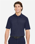 Devon & Jones DG110 Men's CrownLux Performance Windsor Welded Polo - Navy - model front