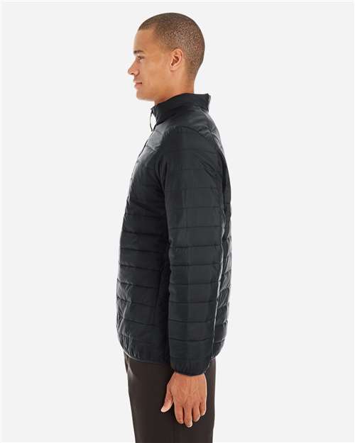 Core 365 CE700 Men's Prevail Packable Puffer Jacket - Black - model side