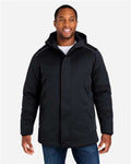 Core 365 CE715 Unisex Techno Lite Flat-Fill Insulated Jacket - Black - model front