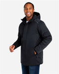 Core 365 CE715 Unisex Techno Lite Flat-Fill Insulated Jacket - Black - model side