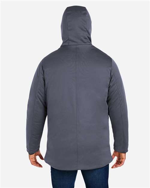 Core 365 CE715 Unisex Techno Lite Flat-Fill Insulated Jacket - Carbon - model back
