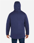 Core 365 CE715 Unisex Techno Lite Flat-Fill Insulated Jacket - Classic Navy - model back