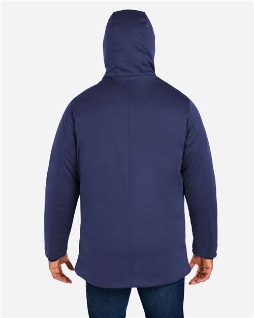 Core 365 CE715 Unisex Techno Lite Flat-Fill Insulated Jacket - Classic Navy - model back