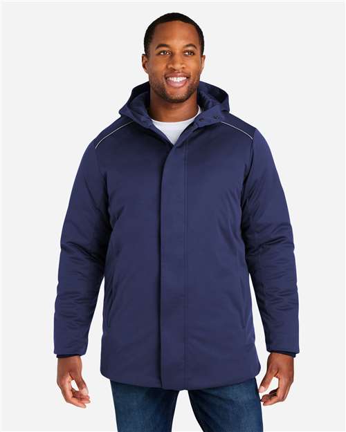 Core 365 CE715 Unisex Techno Lite Flat-Fill Insulated Jacket - Classic Navy - model front
