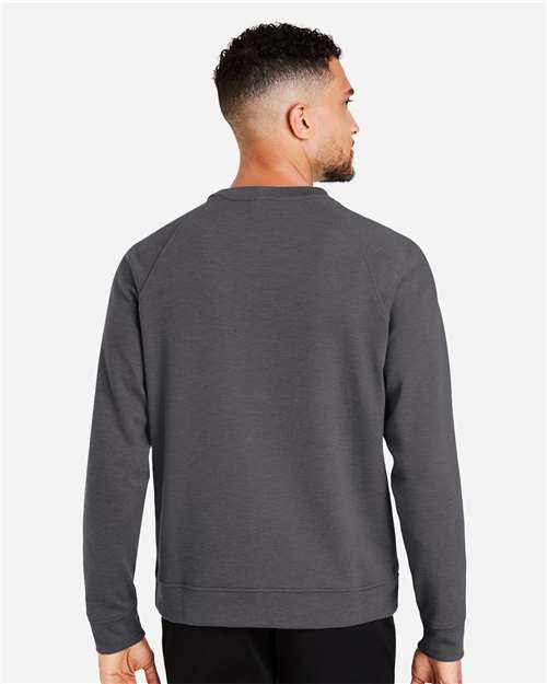 Devon & Jones DG482 Men's New Classics Charleston Pullover - Black Melange - model back