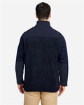 Core 365 CE890 Men's Journey Summit Hybrid Full-Zip - Classic Navy/ Classic Navy - model back