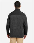 Core 365 CE890 Men's Journey Summit Hybrid Full-Zip - Heather Charcoal/ Black - model back