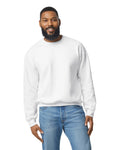 Gildan G120 DryBlend Crewneck Sweatshirt - White - model front