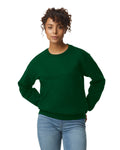 Gildan G120 DryBlend Crewneck Sweatshirt - Forest - model front