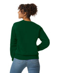 Gildan G120 DryBlend Crewneck Sweatshirt - Forest - model back