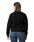 Gildan G120 DryBlend Crewneck Sweatshirt - Black - model back