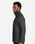 Devon & Jones DG704 Men's New Classics Charleston Hybrid Jacket - Black/ Melange Black - model side