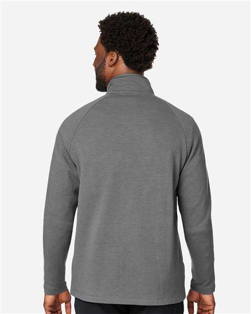 Devon & Jones DG704 Men's New Classics Charleston Hybrid Jacket - Graphite Melange/ Graphite - model back