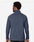 Devon & Jones DG704 Men's New Classics Charleston Hybrid Jacket - Navy Melange/ Navy - model back