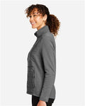 Devon & Jones DG704W Women's New Classics Charleston Hybrid Jacket - Graphite Melange/ Graphite - model side