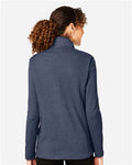 Devon & Jones DG704W Women's New Classics Charleston Hybrid Jacket - Navy Melange/ Navy - model back