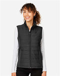 Devon & Jones DG706W Women's New Classics Charleston Hybrid Vest - Black/ Melange Black - model front