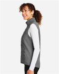 Devon & Jones DG706W Women's New Classics Charleston Hybrid Vest - Graphite Melange/ Graphite - model side