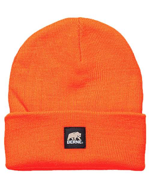Berne Apparel H150 Heritage Knit Cuff Beanie - Orange - front