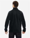 Core 365 88190T Men's Tall Journey Fleece Jacket - Black - model back