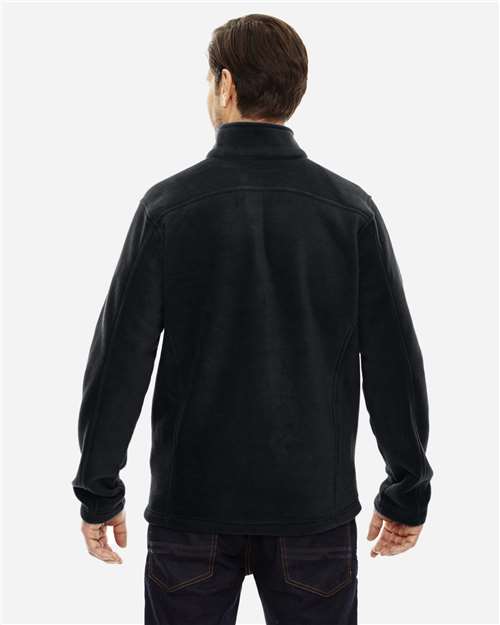 Core 365 88190T Men's Tall Journey Fleece Jacket - Black - model back