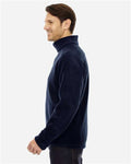 Core 365 88190T Men's Tall Journey Fleece Jacket - Classic Navy - model side