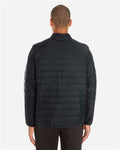 Core 365 CE700T Men's Tall Prevail Packable Puffer - Black - model back