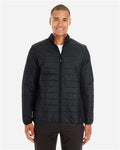 Core 365 CE700T Men's Tall Prevail Packable Puffer - Black - model front